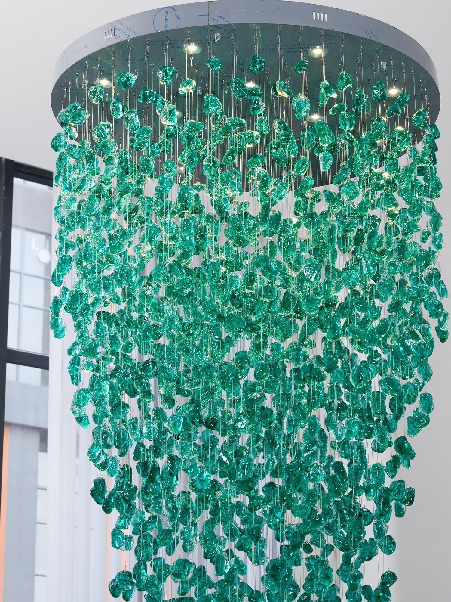 Crystal Stone Crystal Spiral Chandelier - Support customized drawingsBlushlighting