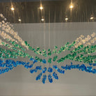 Crystal Stone Crystal Spiral Chandelier - Support customized drawingsBlushlighting