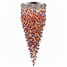 Crystal Stone Crystal Spiral Chandelier - Round Canopy ∅ 39.4″ x H 59.1″ / Dia 100cm x H 150cmBlushlighting