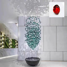 Crystal Stone Crystal Spiral Chandelier - Support customized drawingsBlushlighting