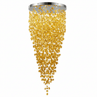 Crystal Stone Crystal Spiral Chandelier - Round Canopy ∅ 39.4″ x H 59.1″ / Dia 100cm x H 150cmBlushlighting