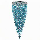 Crystal Stone Crystal Spiral Chandelier - Round Canopy ∅ 39.4″ x H 59.1″ / Dia 100cm x H 150cmBlushlighting