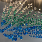 Crystal Stone Crystal Spiral Chandelier - Support customized drawingsBlushlighting