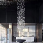 Crystal Stone Crystal Spiral Chandelier - Support customized drawingsBlushlighting