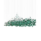 Crystal Stone Crystal Spiral Chandelier - Support customized drawingsBlushlighting