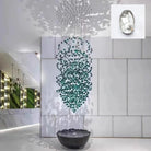 Crystal Stone Crystal Spiral Chandelier - Support customized drawingsBlushlighting