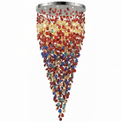 Crystal Stone Crystal Spiral Chandelier - Round Canopy ∅ 39.4″ x H 59.1″ / Dia 100cm x H 150cmBlushlighting