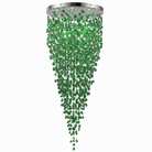 Crystal Stone Crystal Spiral Chandelier - Round Canopy ∅ 39.4″ x H 59.1″ / Dia 100cm x H 150cmBlushlighting