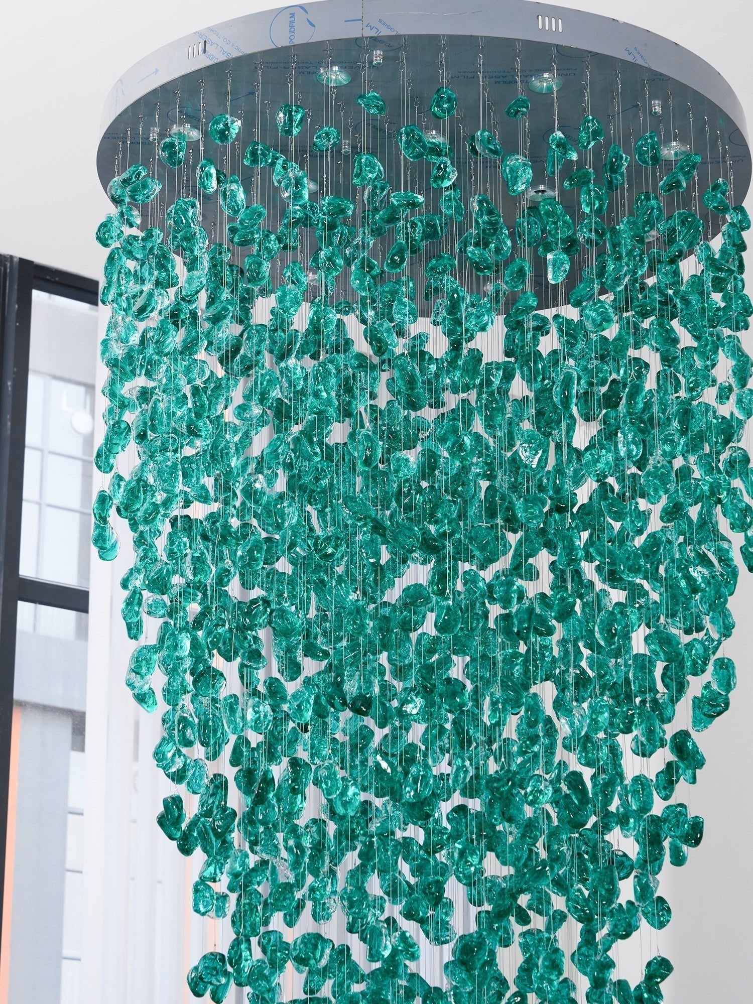 Crystal Stone Crystal Spiral Chandelier - Support customized drawingsBlushlighting
