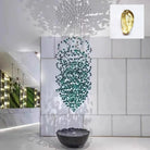 Crystal Stone Crystal Spiral Chandelier - Support customized drawingsBlushlighting