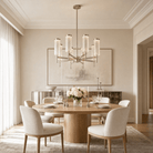 Crystalia Modern Sculptural Ring Chandelier - Blushlighting