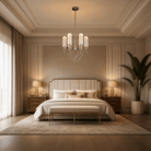 Crystalia Modern Sculptural Ring Chandelier - Blushlighting