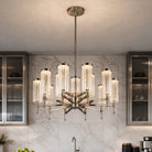 Crystalia Modern Sculptural Ring Chandelier - Blushlighting