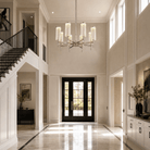Crystalia Modern Sculptural Ring Chandelier - Blushlighting