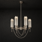 Crystalia Modern Sculptural Ring Chandelier - Blushlighting