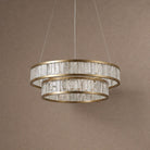 Crystara Modern Moroccan Stone Chandelier 31" - Blushlighting