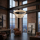 Crystara Modern Moroccan Stone Chandelier - Ø39.4" × H11.8" (Ø100 × H30 cm)Blushlighting