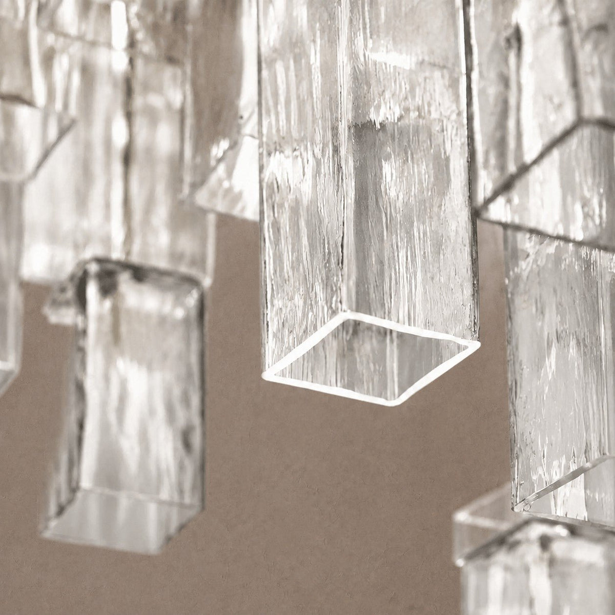 Crystara Tiered Flush Mount - ChromeBlushlighting