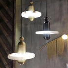 Csilla Alabaster Pendant Light-Pendant for living room,Pendant for kitchen,Pendant for bathrooms,Pendant for bedrooms,Pendant for foyer,Pendant for stairways,Pendant for dining room-A - 11" x 5.9"-Black-Blushlighting