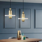 Csilla Alabaster Pendant Light-Pendant for living room,Pendant for kitchen,Pendant for bathrooms,Pendant for bedrooms,Pendant for foyer,Pendant for stairways,Pendant for dining room-A - 11" x 5.9"-Gold-Blushlighting