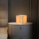 Cube Alabaster Table Lamp - 7.9"Blushlighting