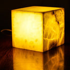 Cube Alabaster Table Lamp - 11.8"Blushlighting