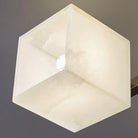 Cubist Alabaster Cluster Ceiling Lamp - by Blushlighting
