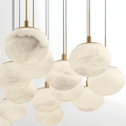 Cudor Round LED Chandelier - Matte Black31 LightBlushlighting