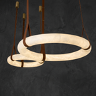 Alabaster Ring Chandelier