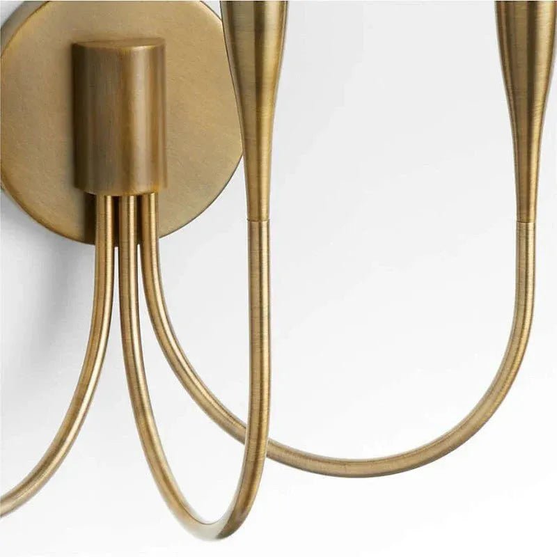 Curve Candelabra Wall Sconce - BlackBlushlighting