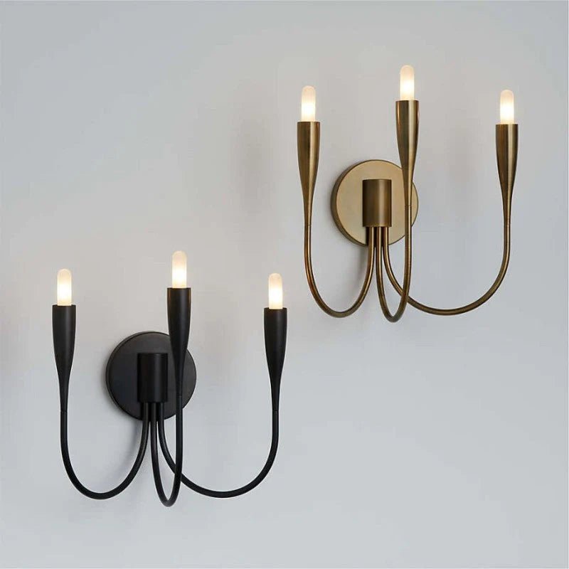 Curve Candelabra Wall Sconce - Blushlighting
