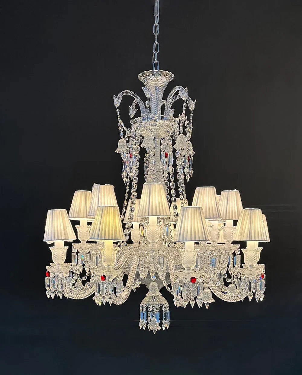 Custom Made 18 Lights Zanith Chandelier Chandelier Crystal Lighting - Blushlighting