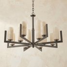 Cylinder 3-arm Alabaster Pendant Light - Blushlighting