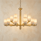 Cylinder Shade Alabaster Pendant Light - Ø40.2" × H29.5" (Ø102 × H75 cm)Blushlighting