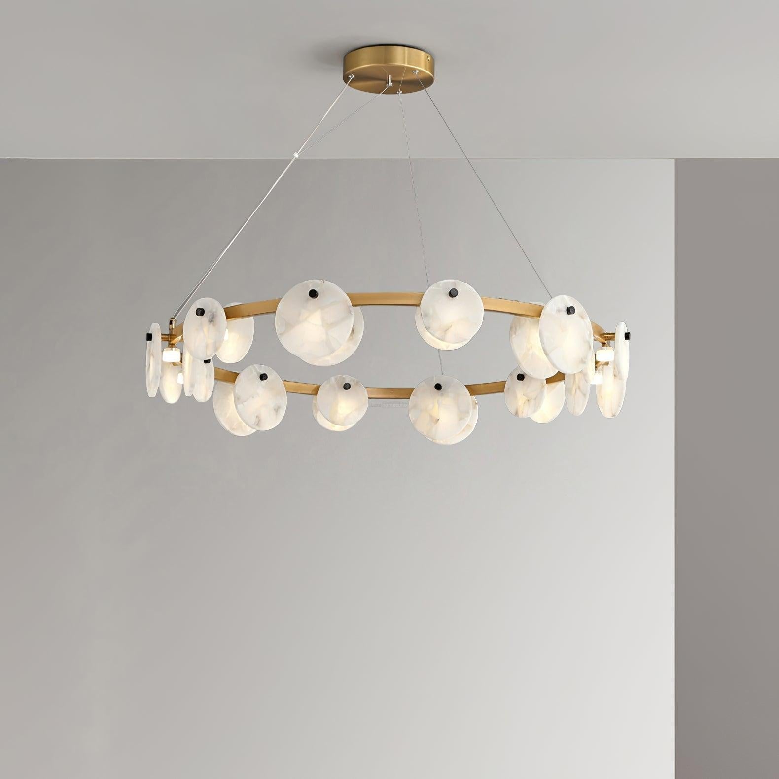 Trinidad Alabaster Chandelier with 8/10 heads
