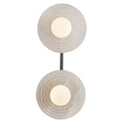 Dahlia Alabaster LED Vanity Light - Bronze2 LightBlushlighting