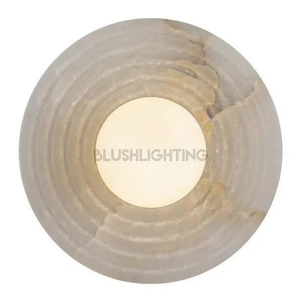 Dahlia Alabaster LED Wall Sconce - BronzeBlushlighting