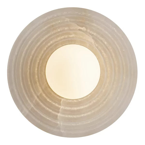Dahlia Alabaster LED Wall Sconce-Blushlighting-Blushlighting