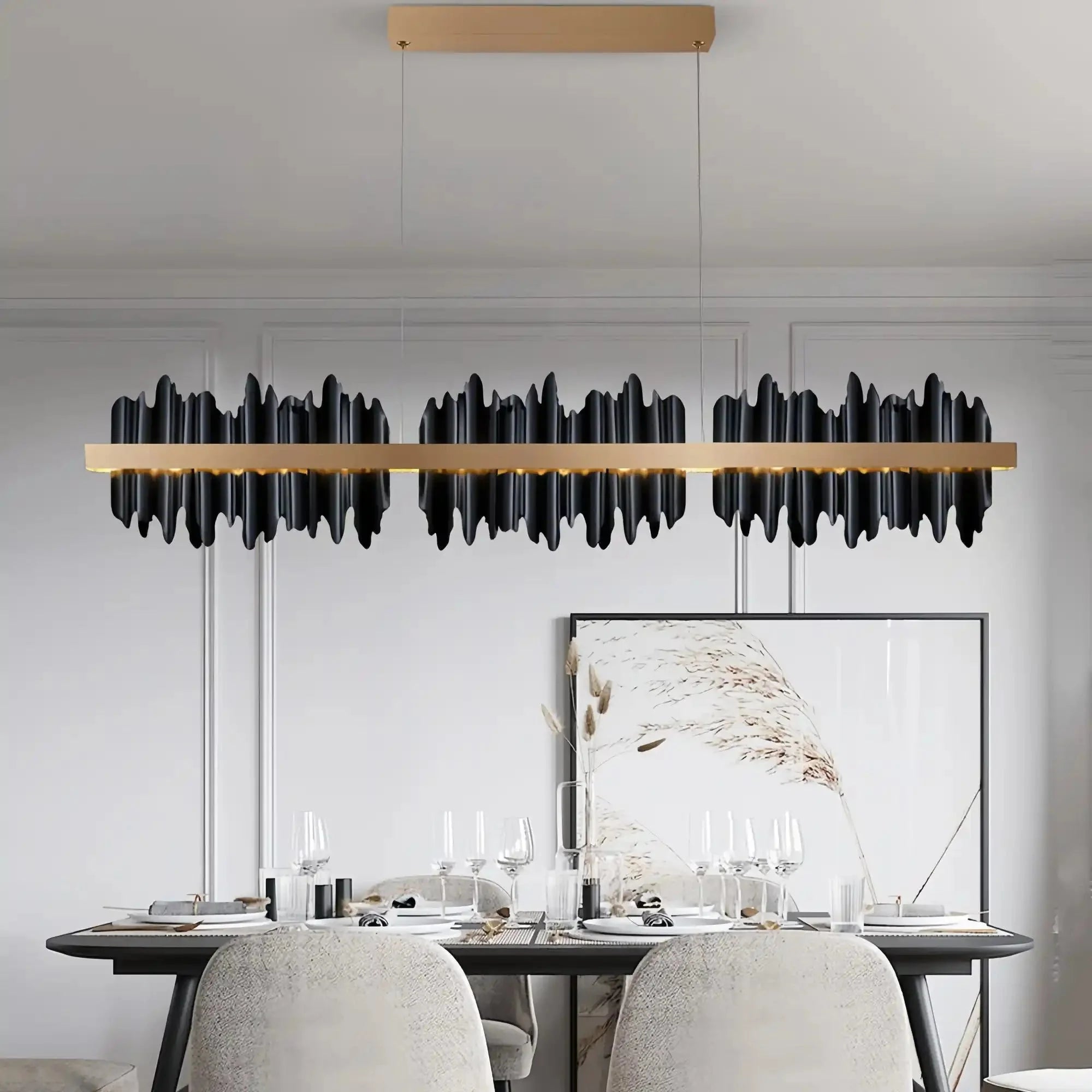 Dahlia Dining Room Chandelier 47" - Style ABlushlighting