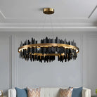 Dahlia Modern Ring Chandelier - Blushlighting