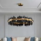 Dahlia Modern Ring Chandelier - Blushlighting