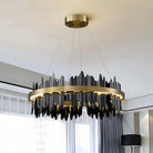 Dahlia Modern Ring Chandelier - 32"Style ABlushlighting