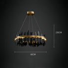 Dahlia Modern Ring Chandelier - 24"Style ABlushlighting