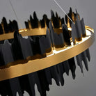Dahlia Modern Ring Chandelier - 32"Style ABlushlighting