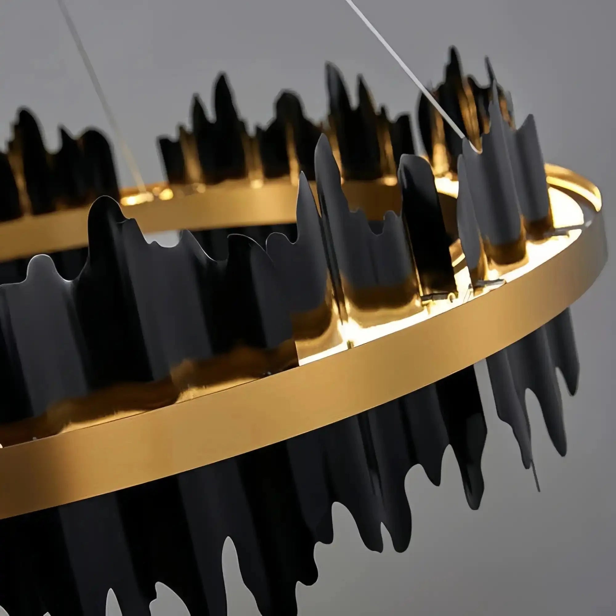 Dahlia Modern Ring Chandelier - 32"Style ABlushlighting