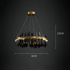 Dahlia Modern Ring Chandelier - Blushlighting