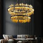 Dahlia Multiple Tier Round Chandelier - Blushlighting