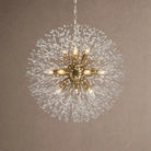Dandelion Round Chandelier 22''30''43'' - Brass22"Blushlighting