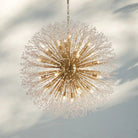 Dandelion Round Chandelier 22''30''43'' - Brass43"Blushlighting