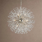 Dandelion Round Chandelier 22''30''43'' - Silver30"Blushlighting